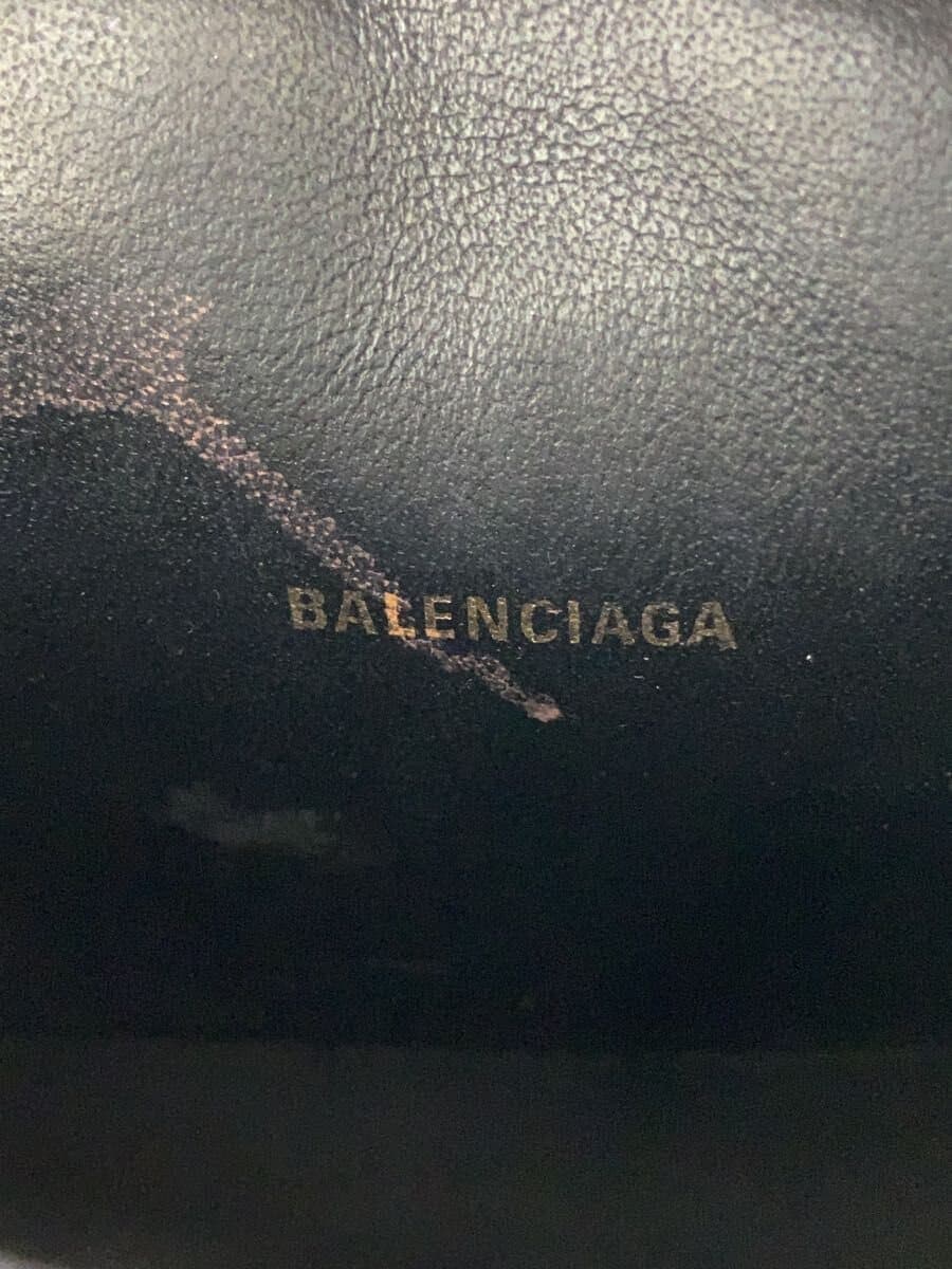BALENCIAGA Shoulder Bag Leather BLK 558171 5