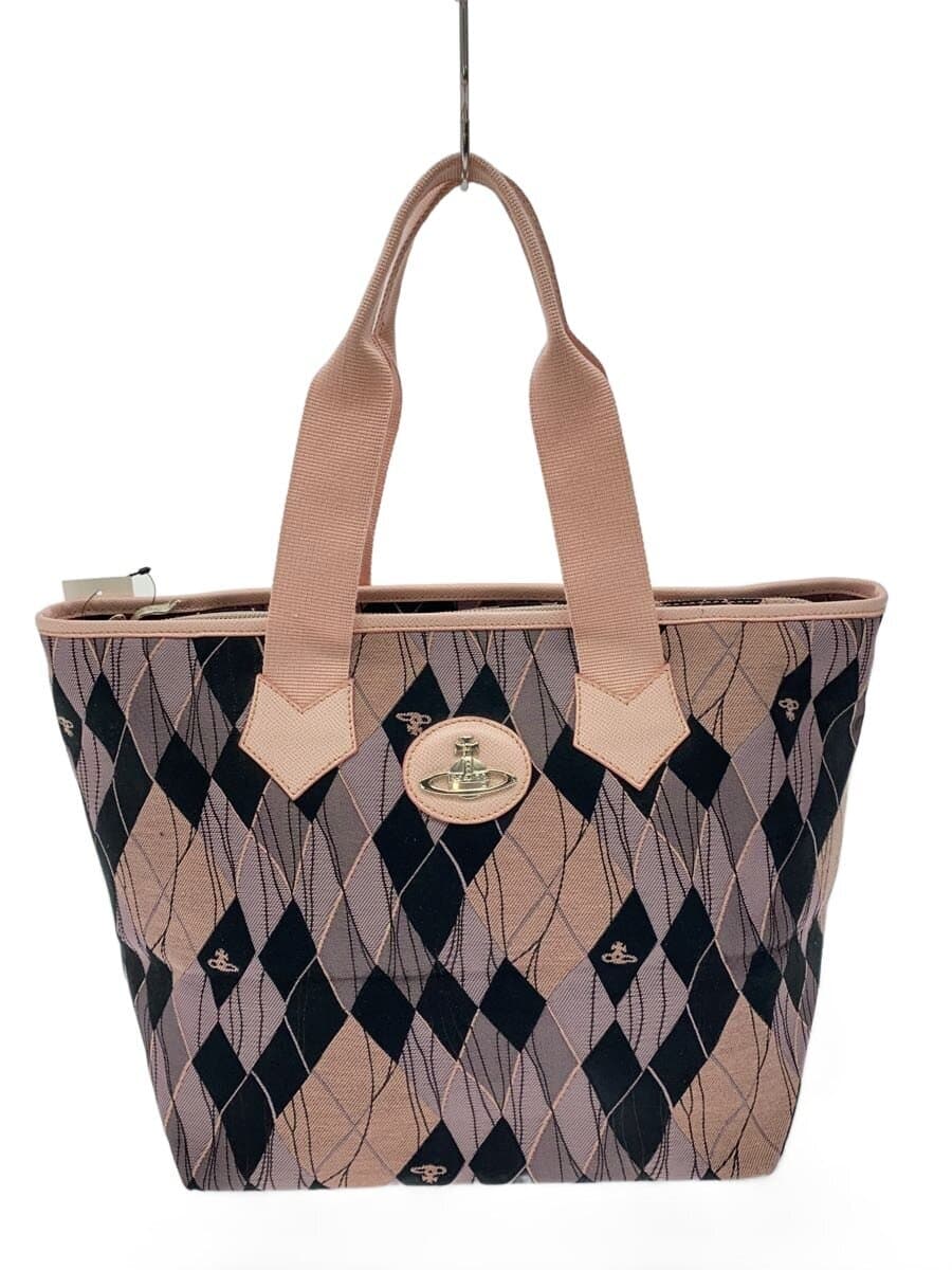 Vivienne Westwood Bag Canvas PNK All Over Pattern