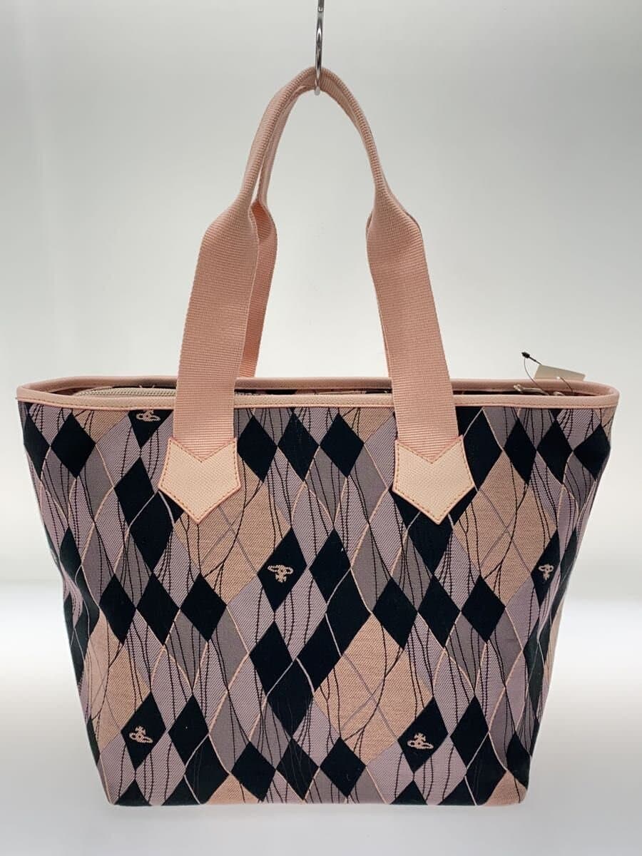 Vivienne Westwood Bag Canvas PNK All Over Pattern 3