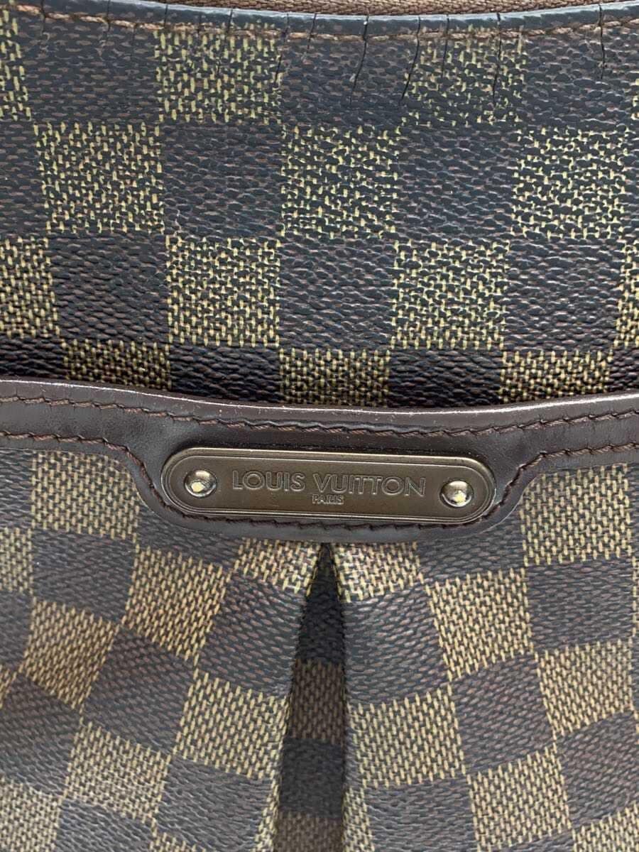 LOUIS VUITTON Blue Mulberry PM_Damier Ebene PVC BRW 5