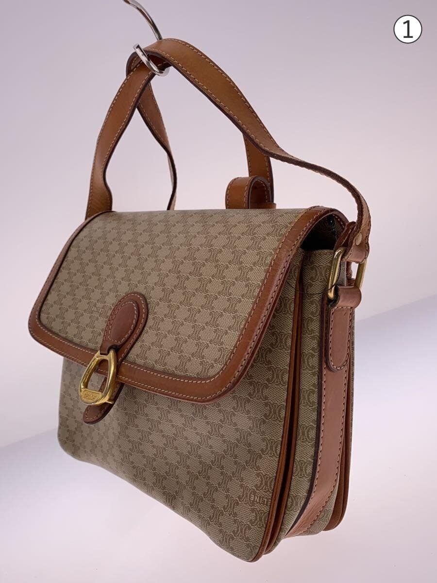 CELINE Shoulder Bag BEG All Over Pattern 2