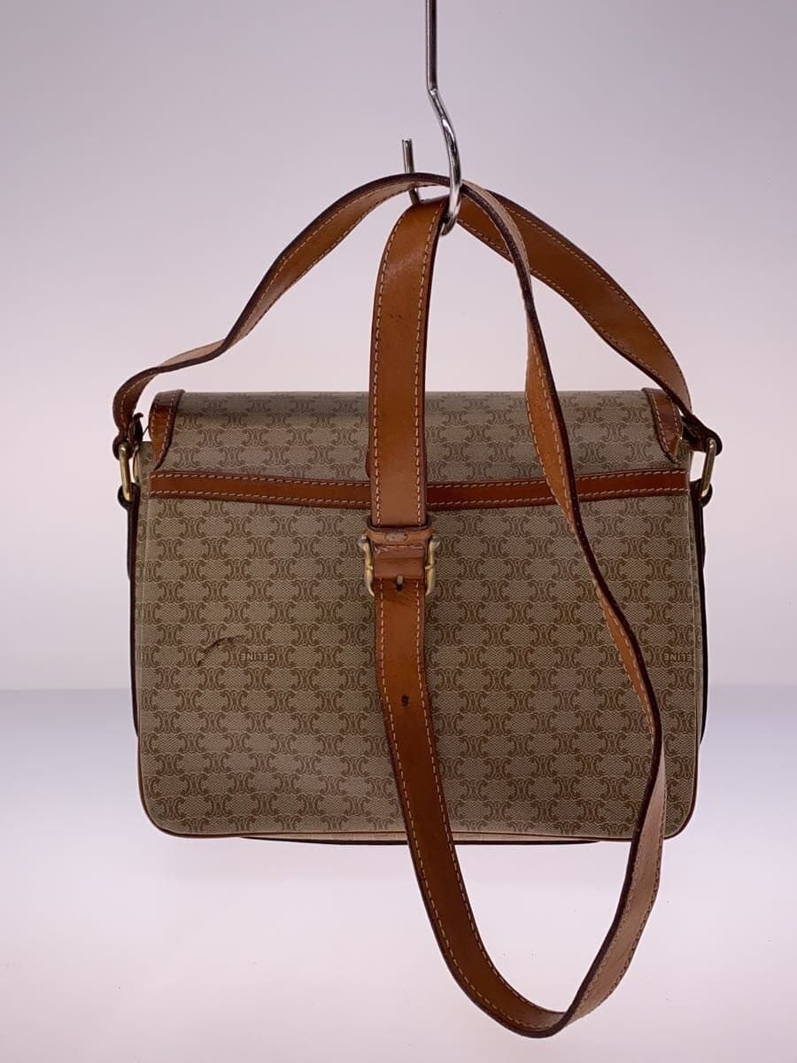 CELINE Shoulder Bag BEG All Over Pattern 3