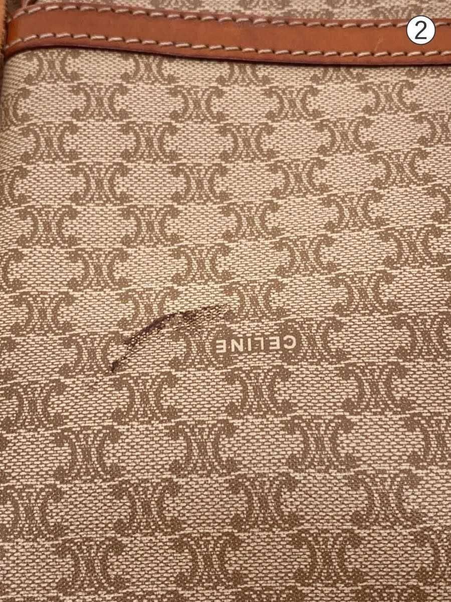 CELINE Shoulder Bag BEG All Over Pattern 7