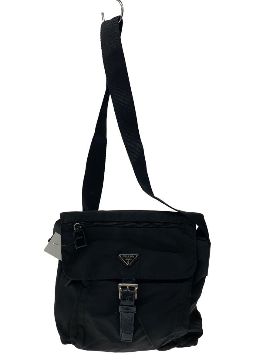 PRADA Shoulder Bag Nylon BLK