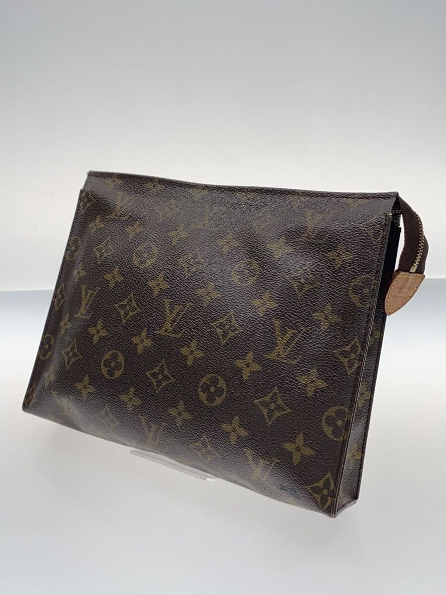 LOUIS VUITTON Poche Toilette 26_Monogram Canvas PVC BRW 2