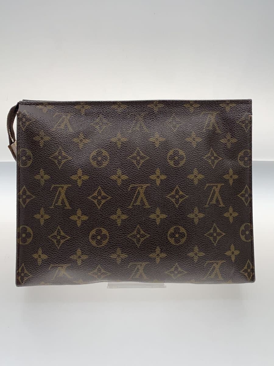 LOUIS VUITTON Poche Toilette 26_Monogram Canvas PVC BRW 3