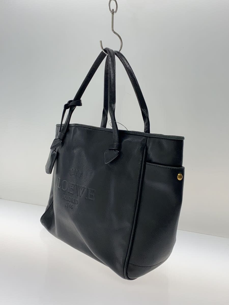 LOEWE Tote Bag Leather BLK 2