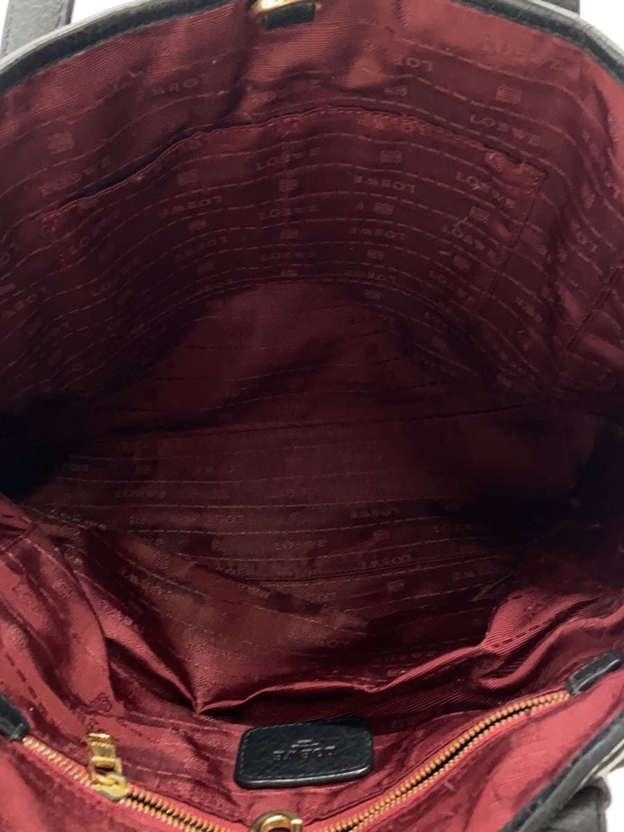 LOEWE Tote Bag Leather BLK 6