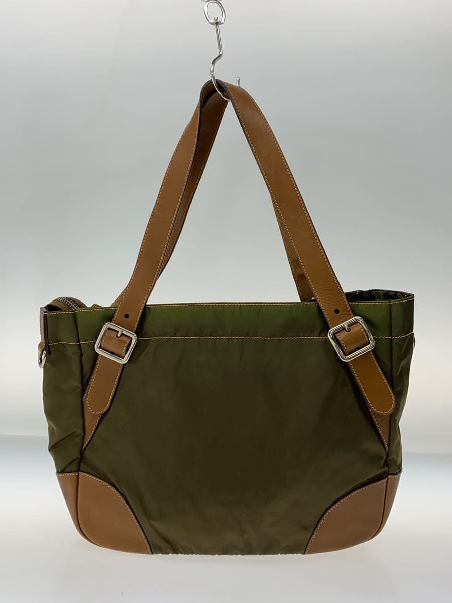 PRADA Shoulder Bag Nylon GRN BR3055 3