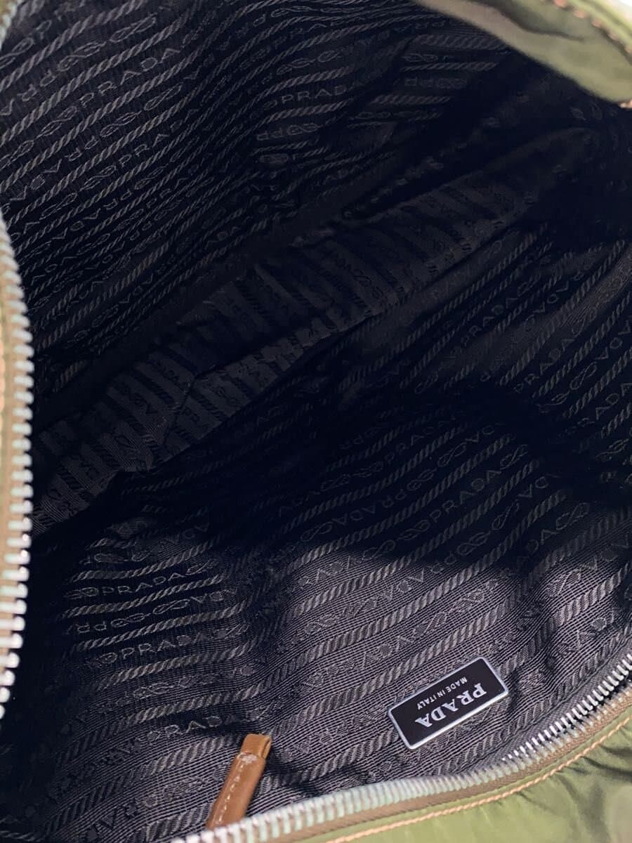 PRADA Shoulder Bag Nylon GRN BR3055 6