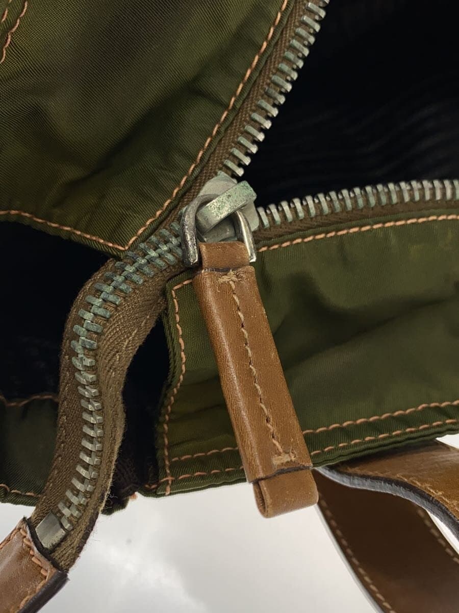 PRADA Shoulder Bag Nylon GRN BR3055 7