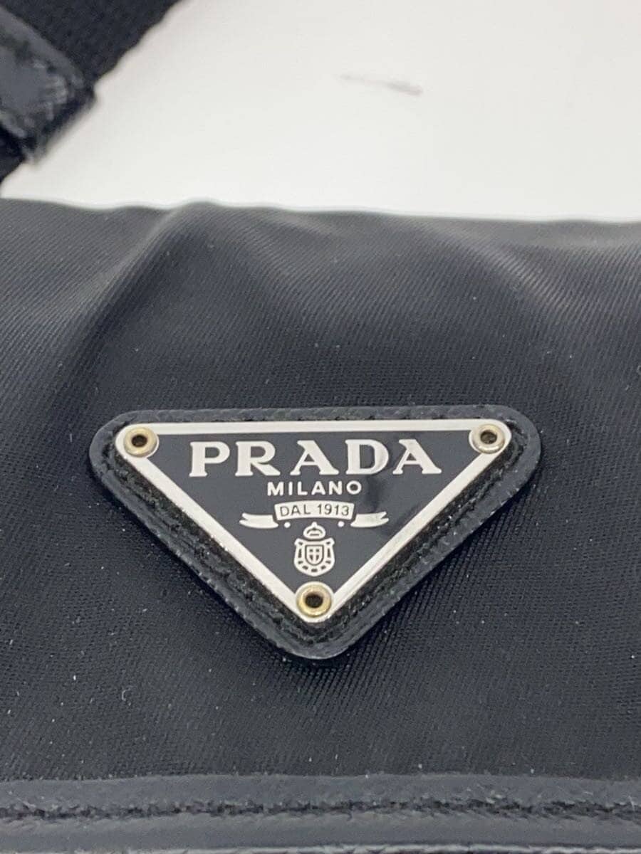 PRADA Shoulder Bag Nylon BLK 2zh108 5