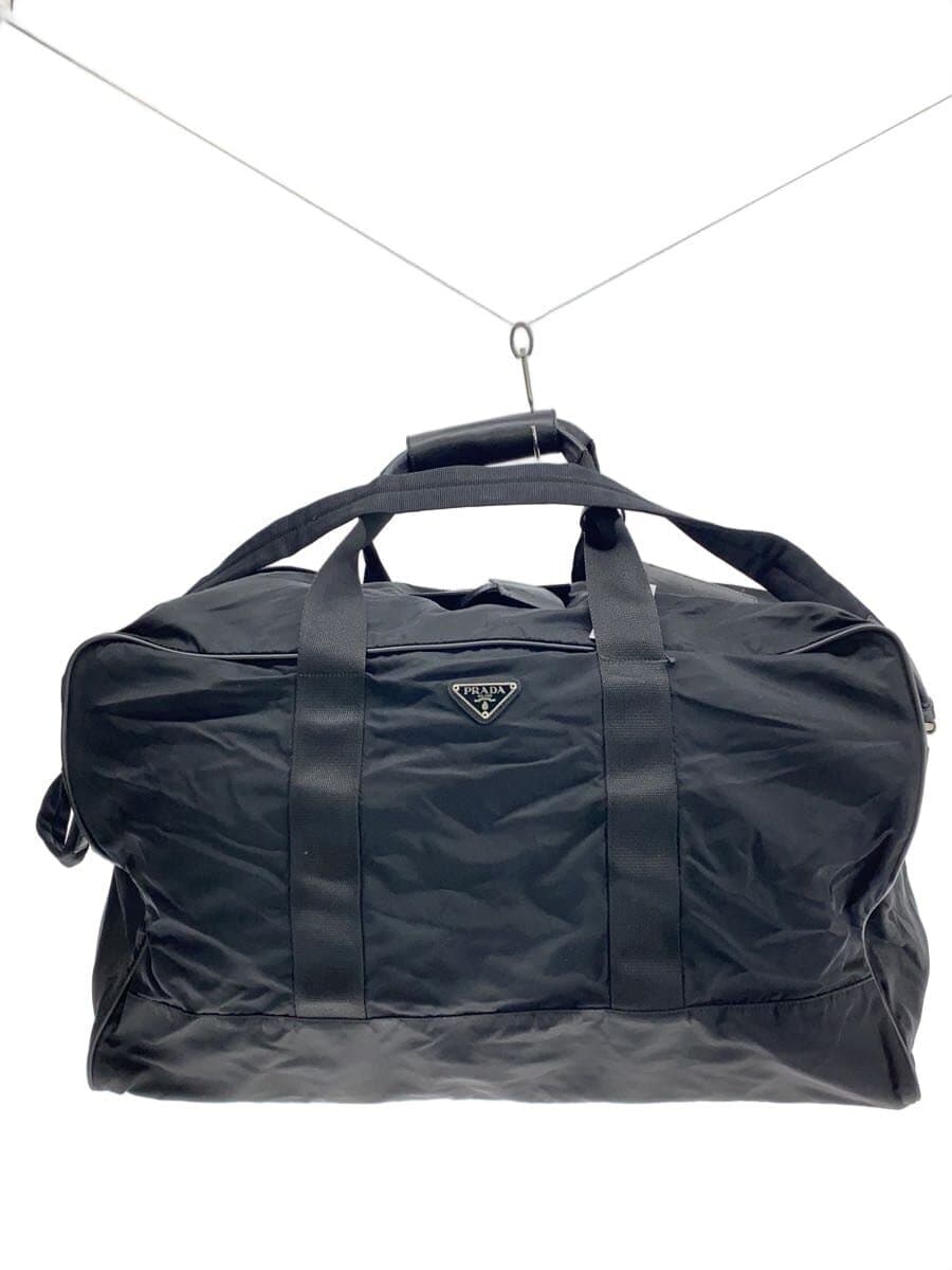 PRADA Boston Bag Nylon BLK Solid