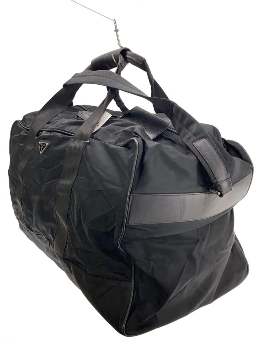 PRADA Boston Bag Nylon BLK Solid 2