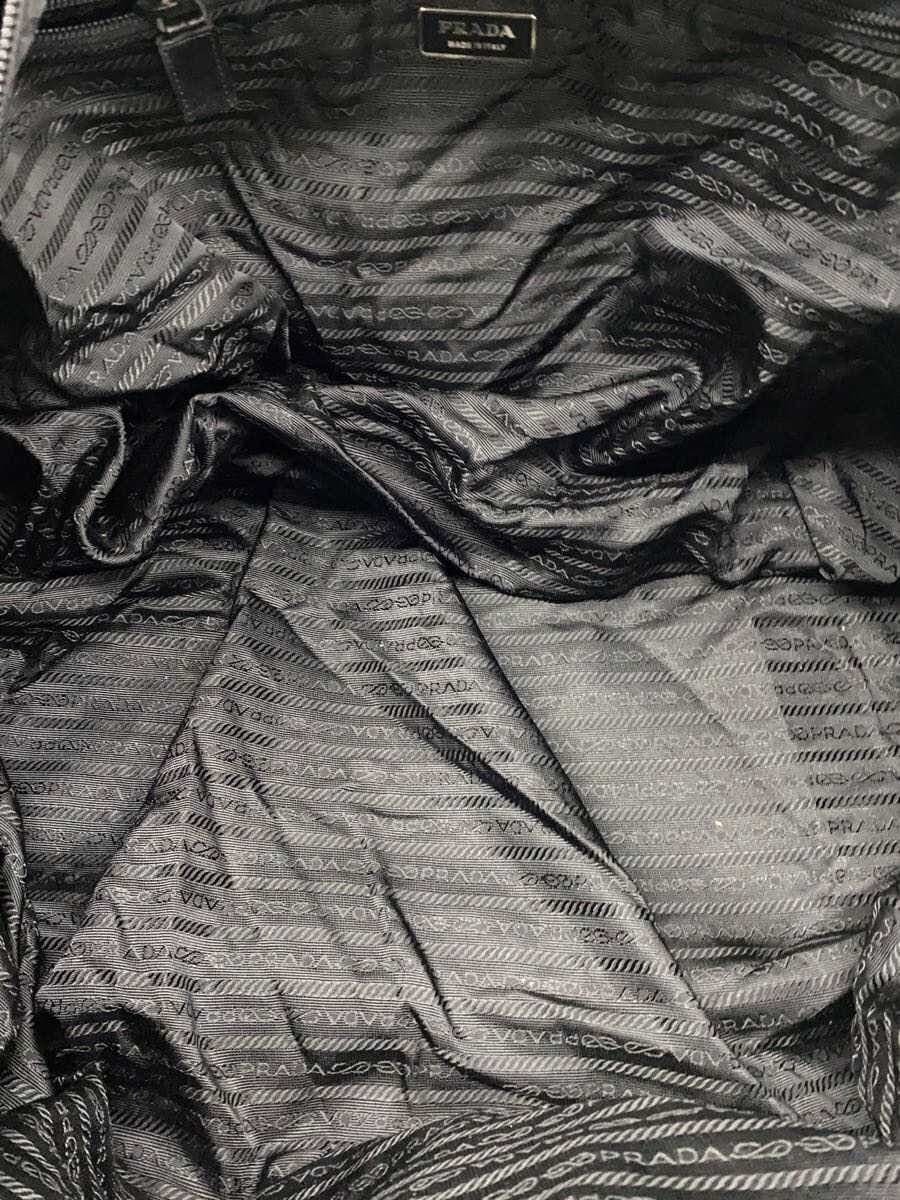 PRADA Boston Bag Nylon BLK Solid 6