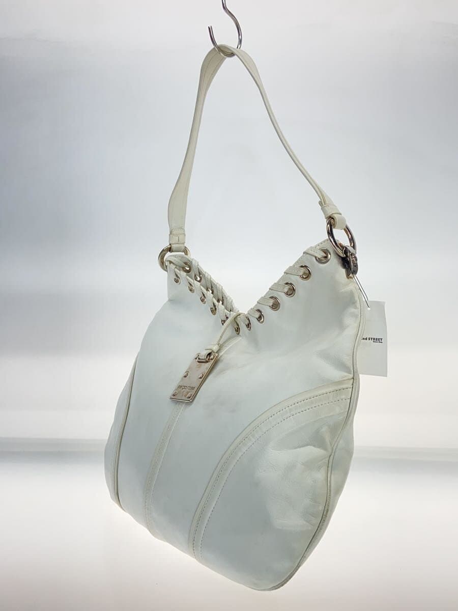 sergio rossi Shoulder Bag Leather WHT 2