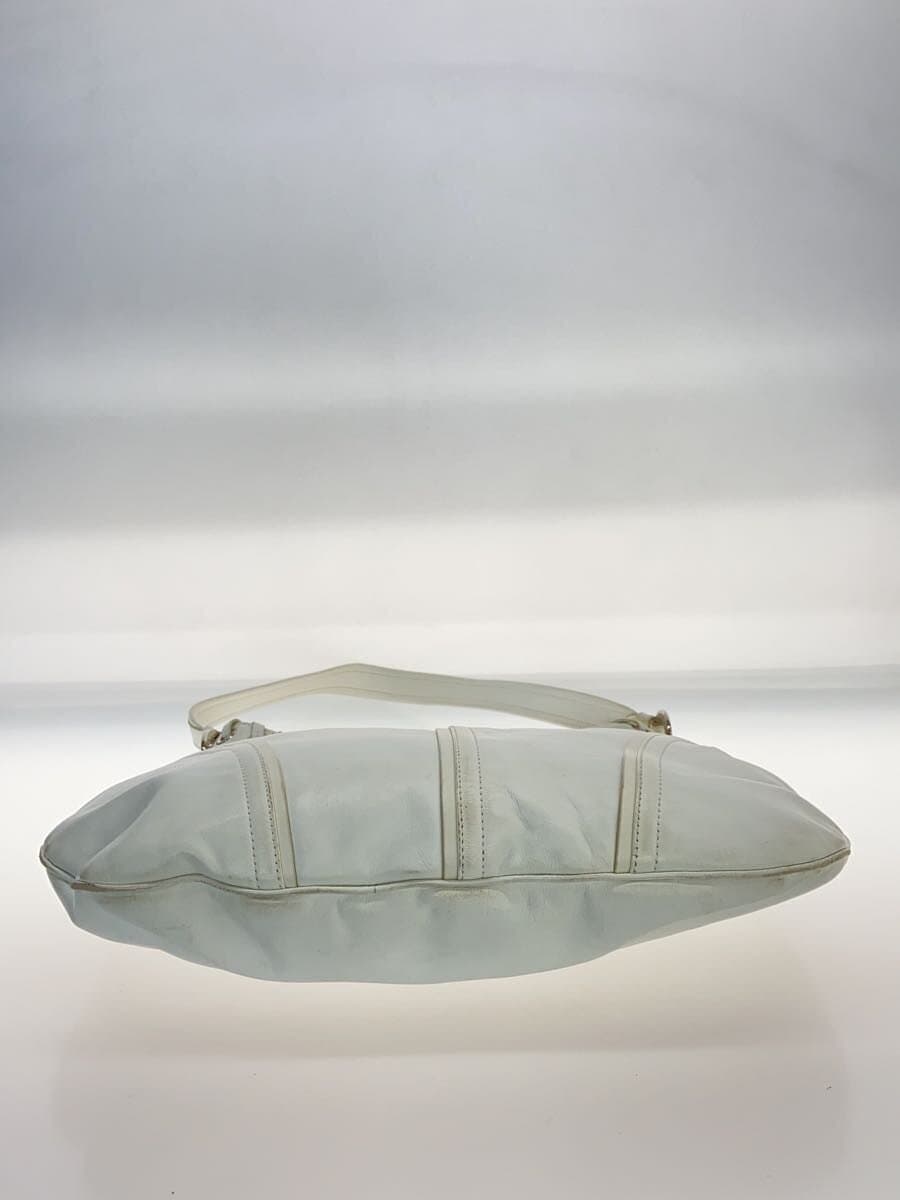 sergio rossi Shoulder Bag Leather WHT 4