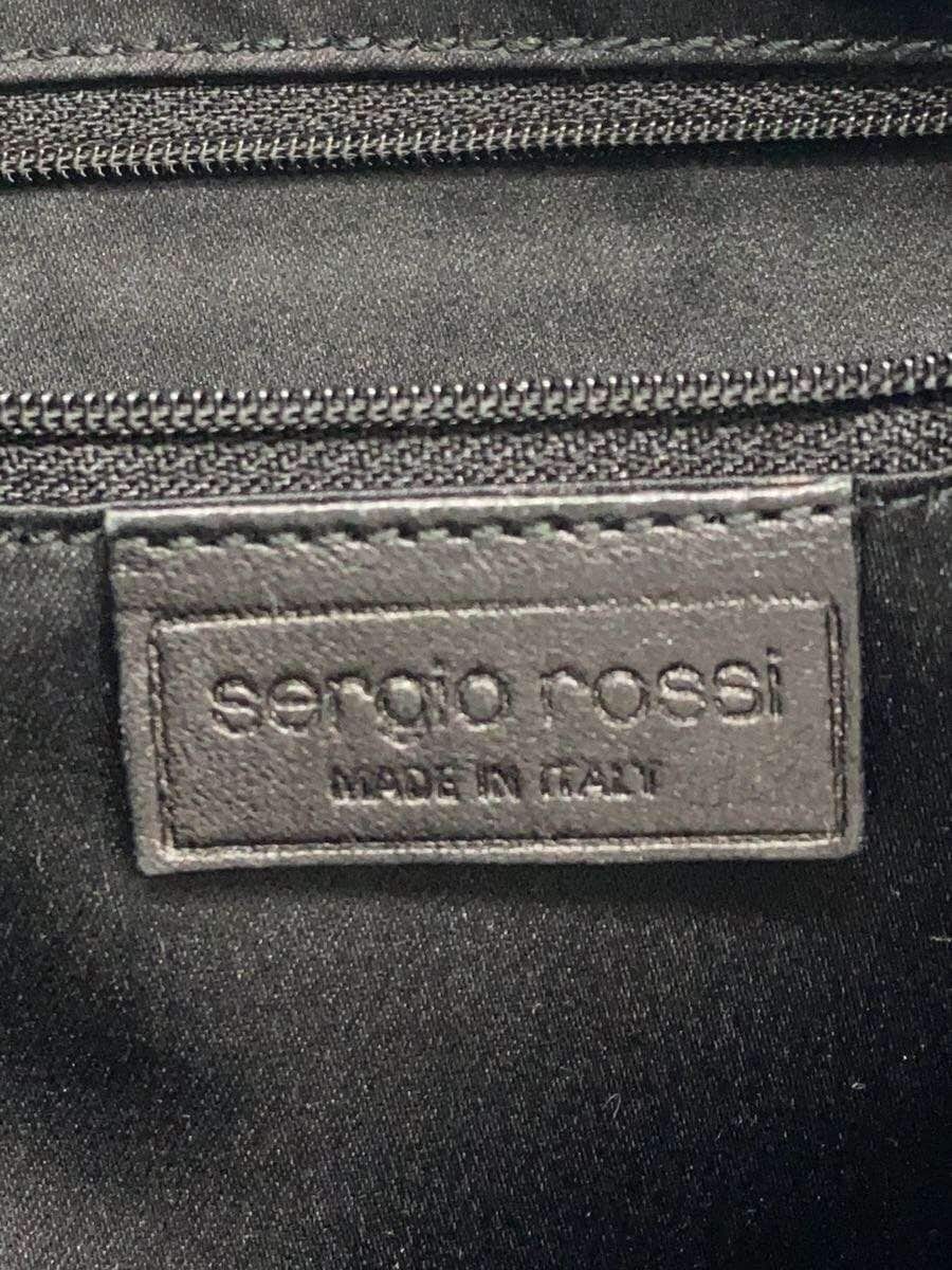 sergio rossi Shoulder Bag Leather WHT 5