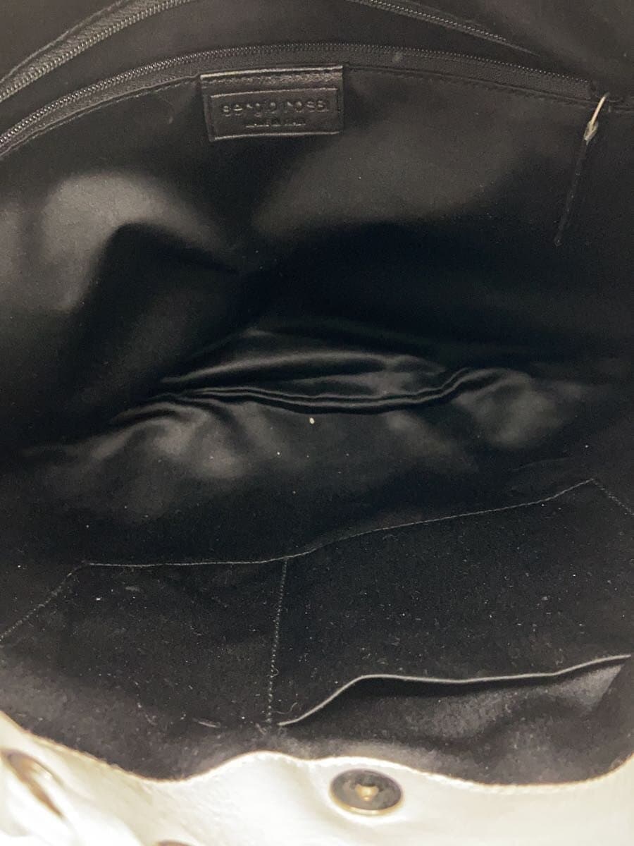 sergio rossi Shoulder Bag Leather WHT 6