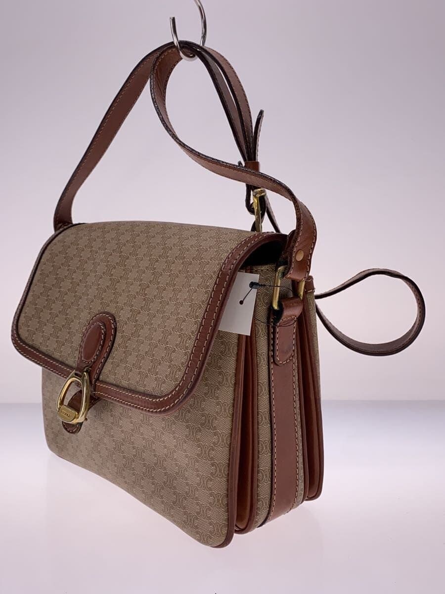 CELINE Shoulder Bag BEG All Over Pattern 2