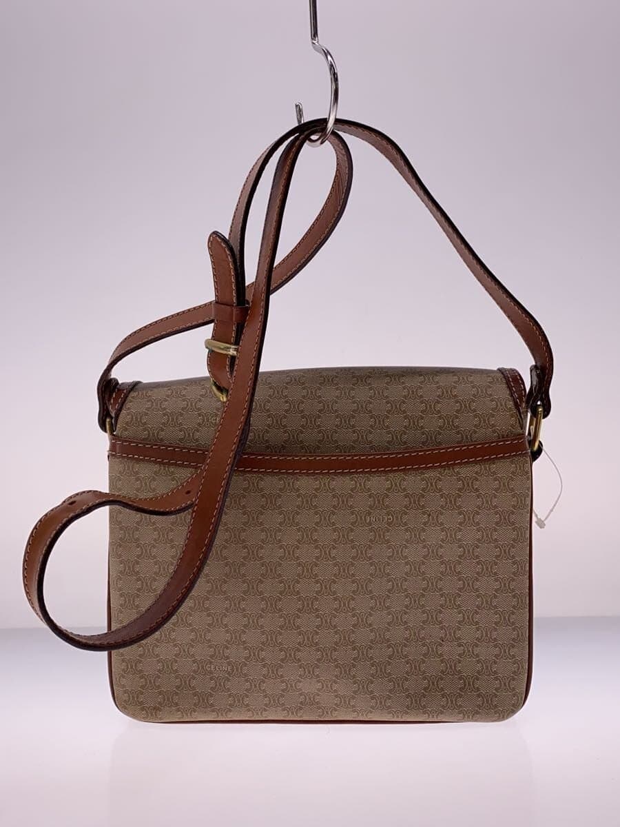 CELINE Shoulder Bag BEG All Over Pattern 3