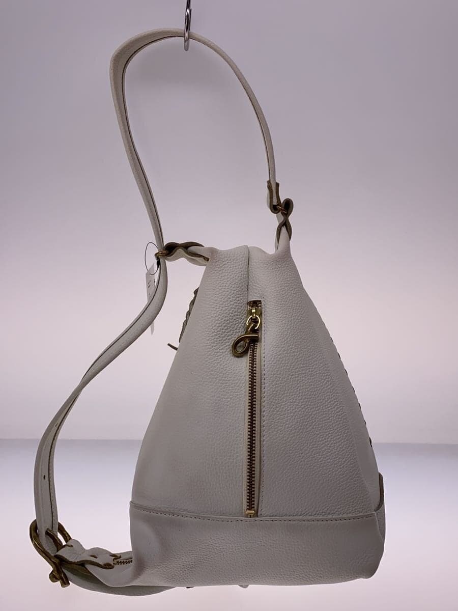 Magnu Shoulder Bag Leather WHT 3
