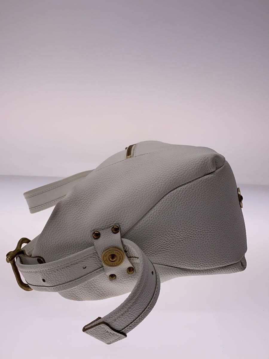 Magnu Shoulder Bag Leather WHT 4