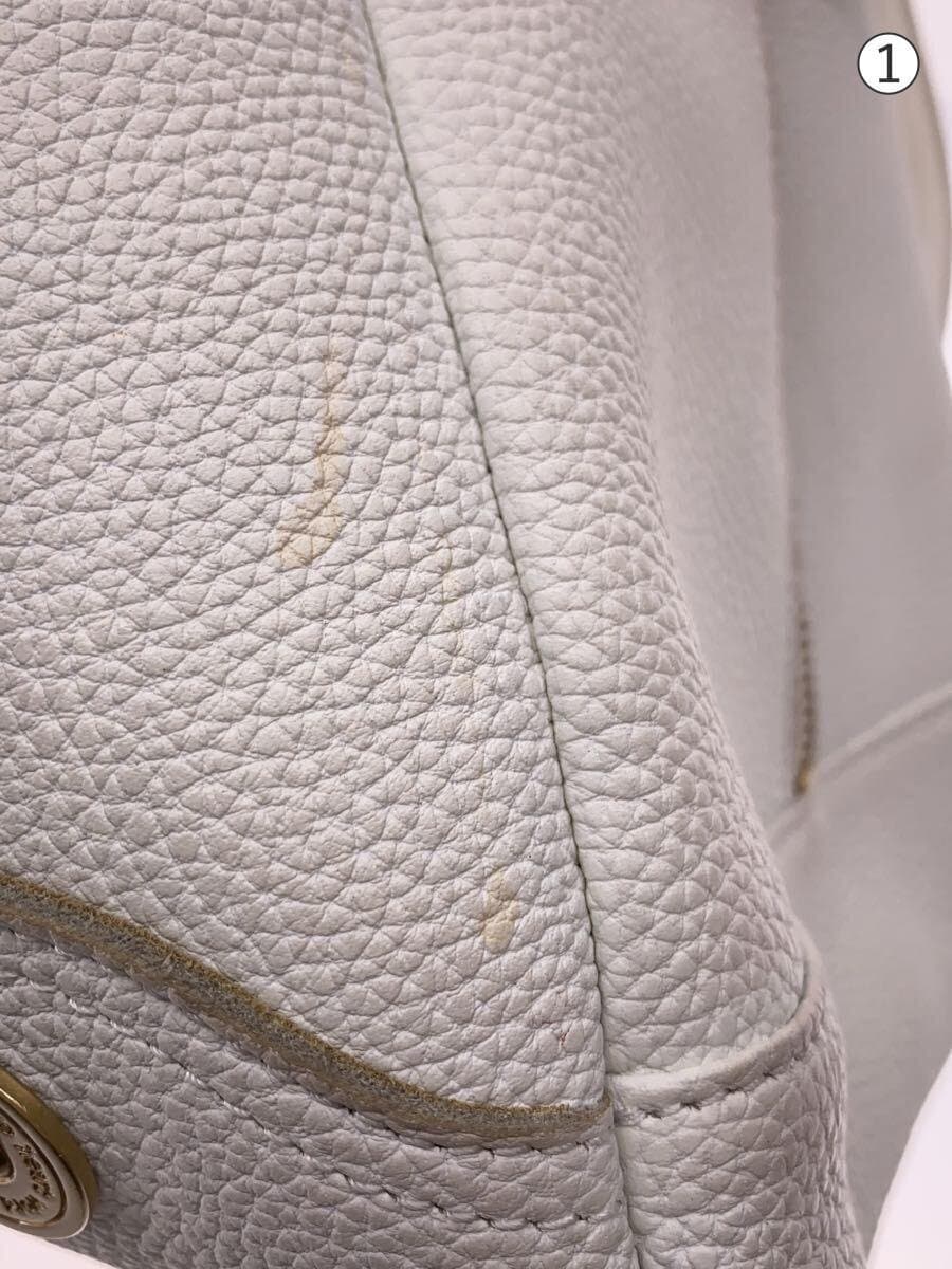 Magnu Shoulder Bag Leather WHT 7