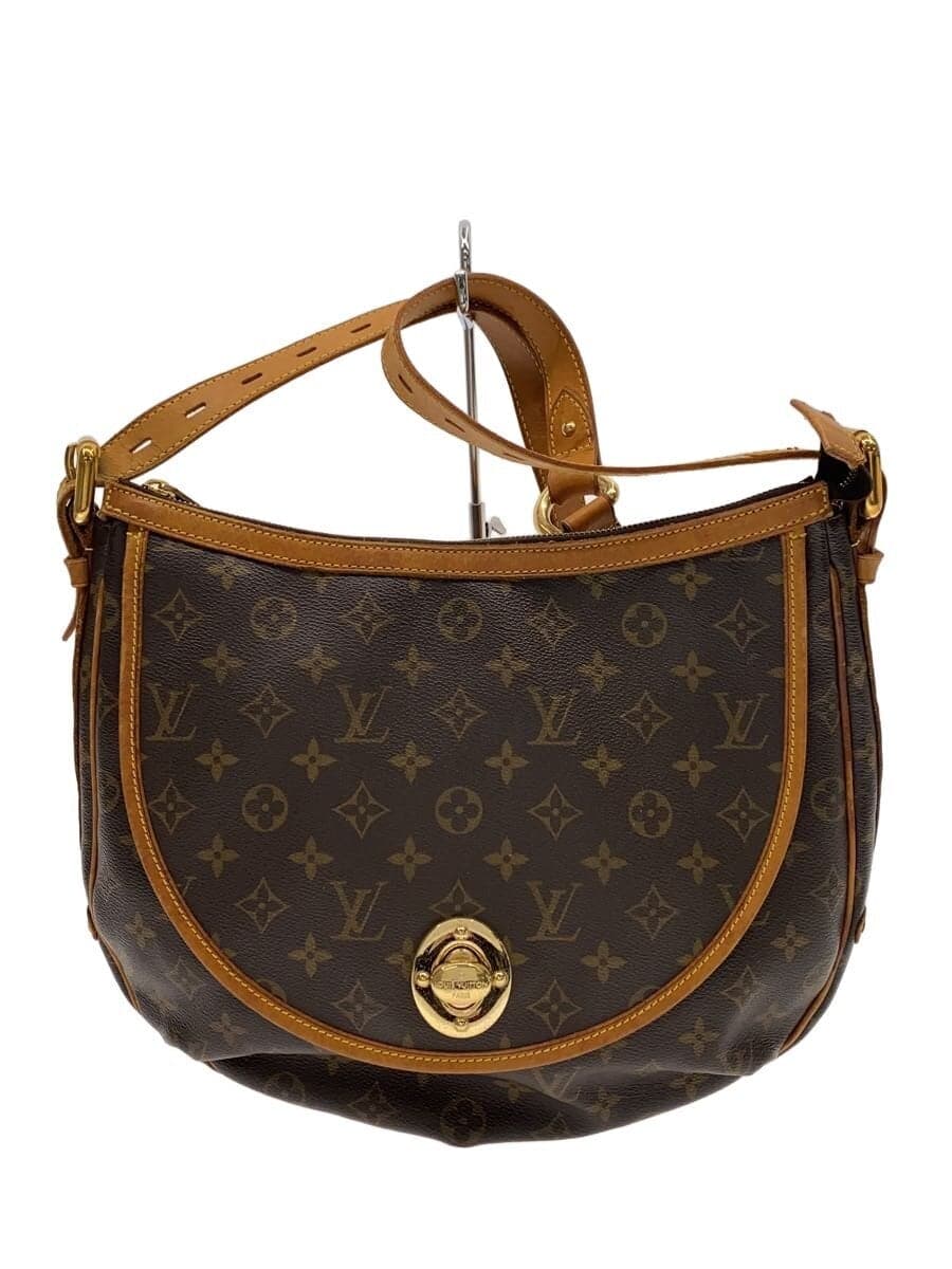 LOUIS VUITTON Trouville GM Monogram Canvas PVC BRW M40075