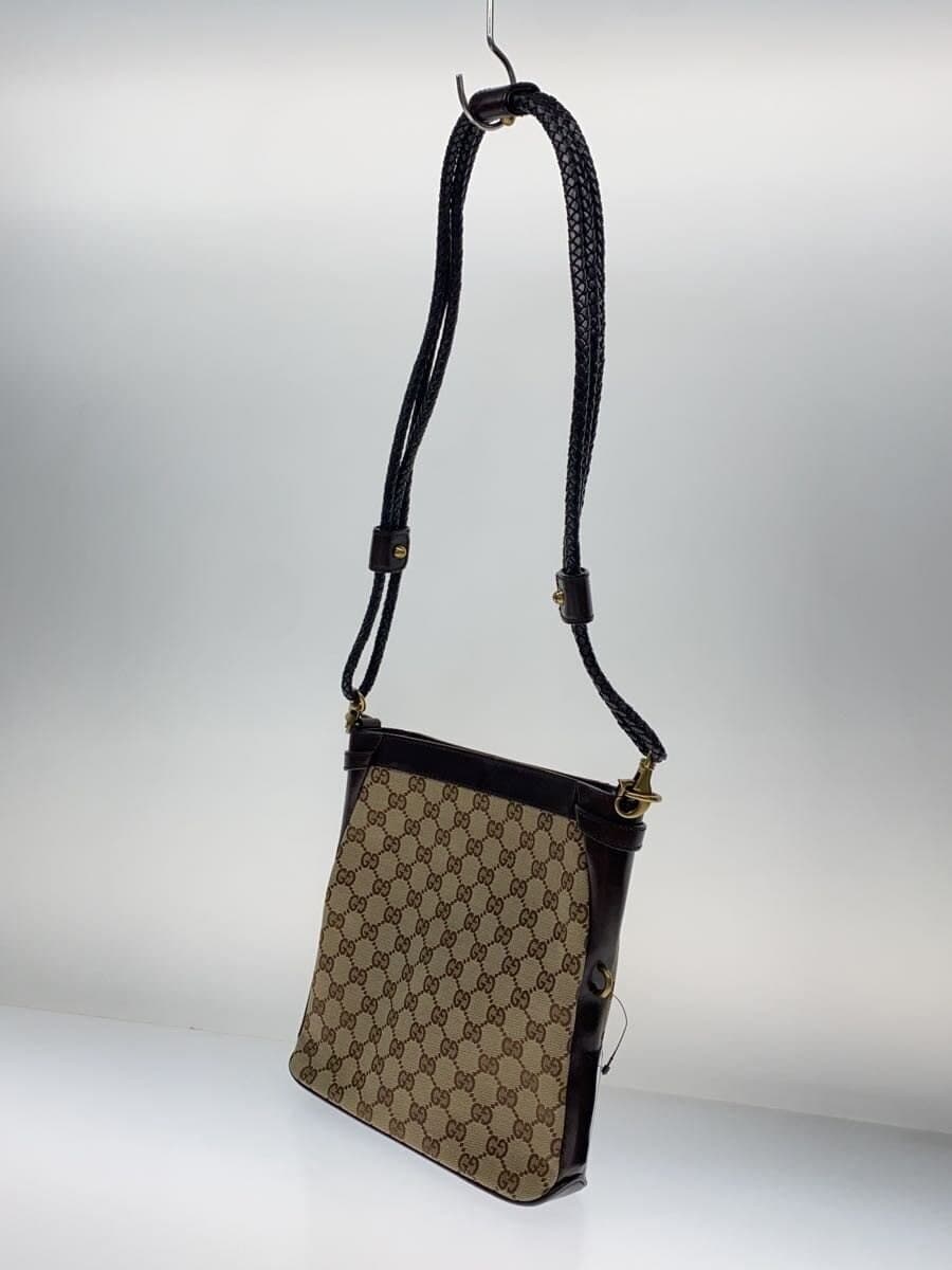 GUCCI shoulder bag canvas BEG all-over pattern 109106 2