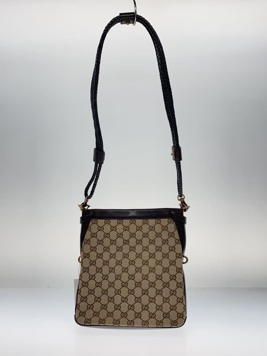 GUCCI shoulder bag canvas BEG all-over pattern 109106 3