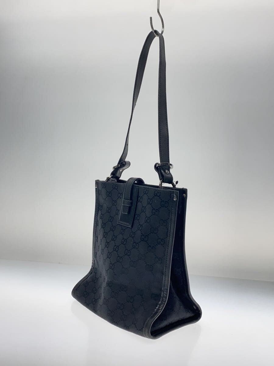 GUCCI shoulder bag canvas BLK all-over pattern 110292 2