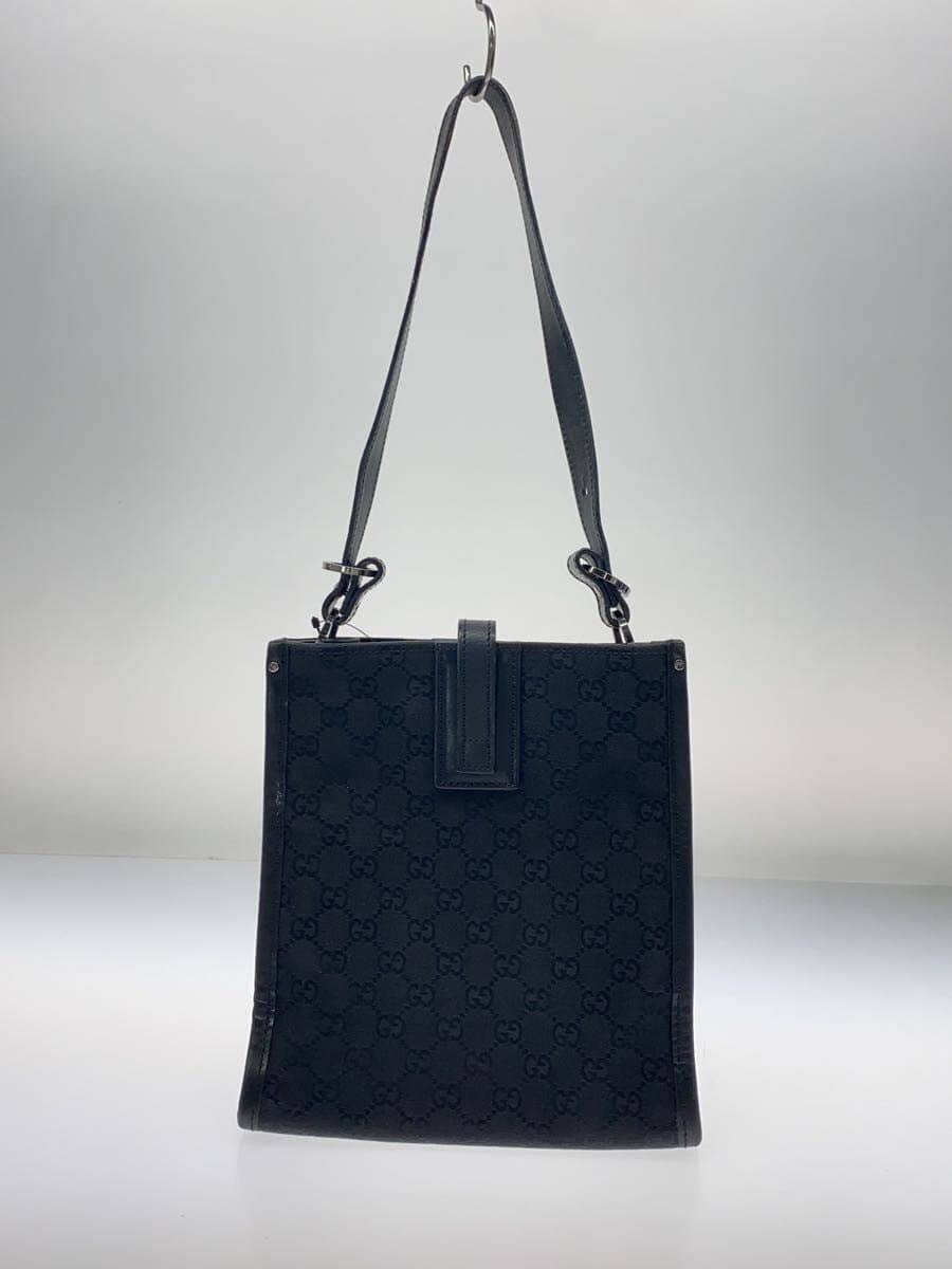 GUCCI shoulder bag canvas BLK all-over pattern 110292 3