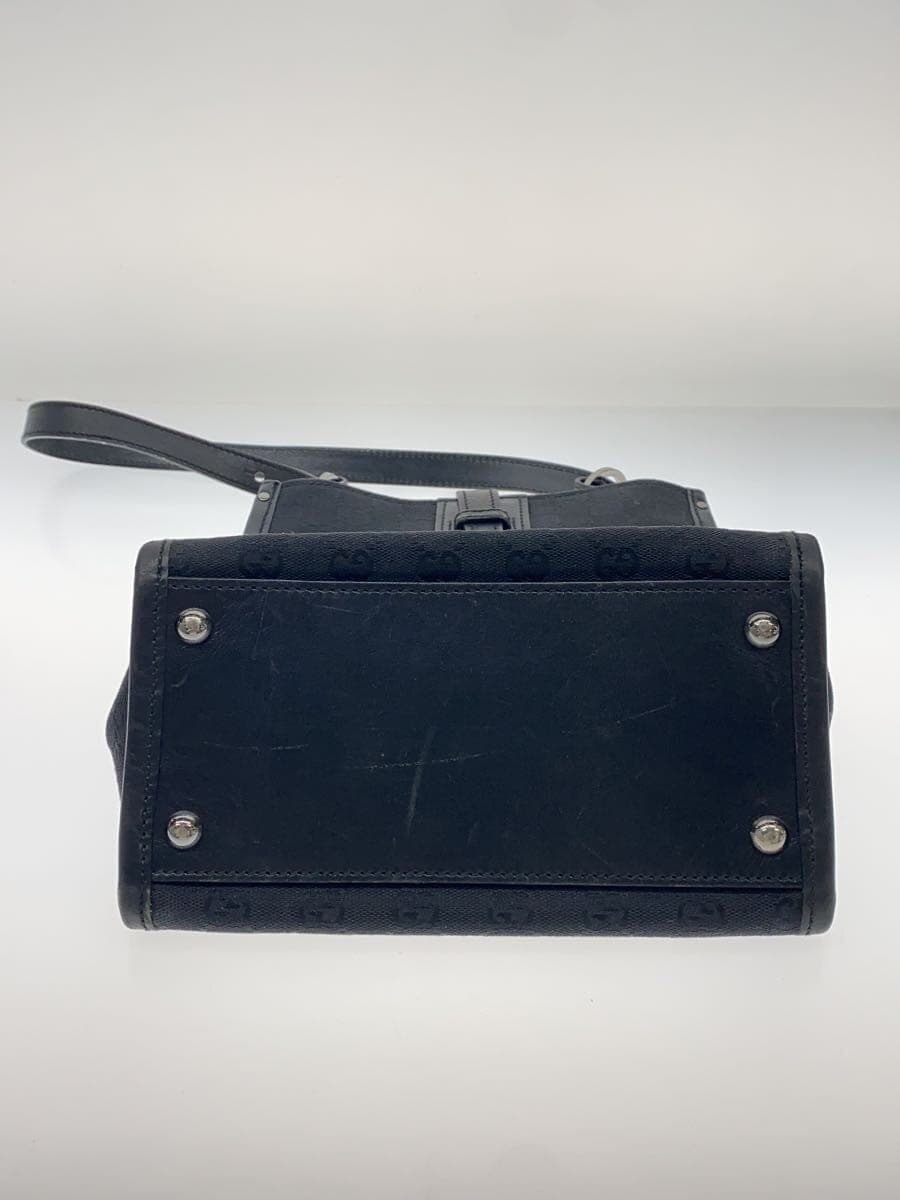 GUCCI shoulder bag canvas BLK all-over pattern 110292 4