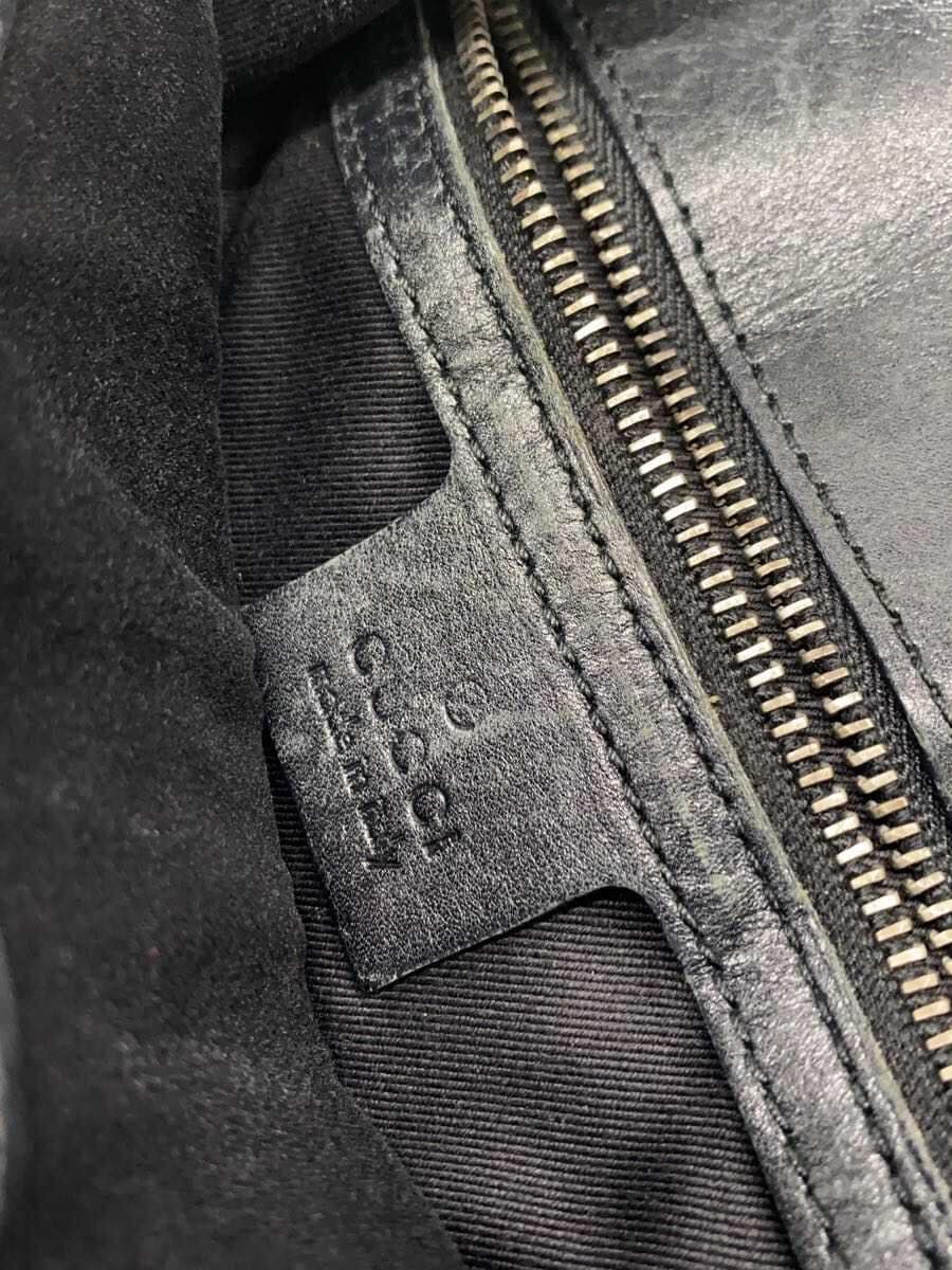 GUCCI shoulder bag canvas BLK all-over pattern 110292 5