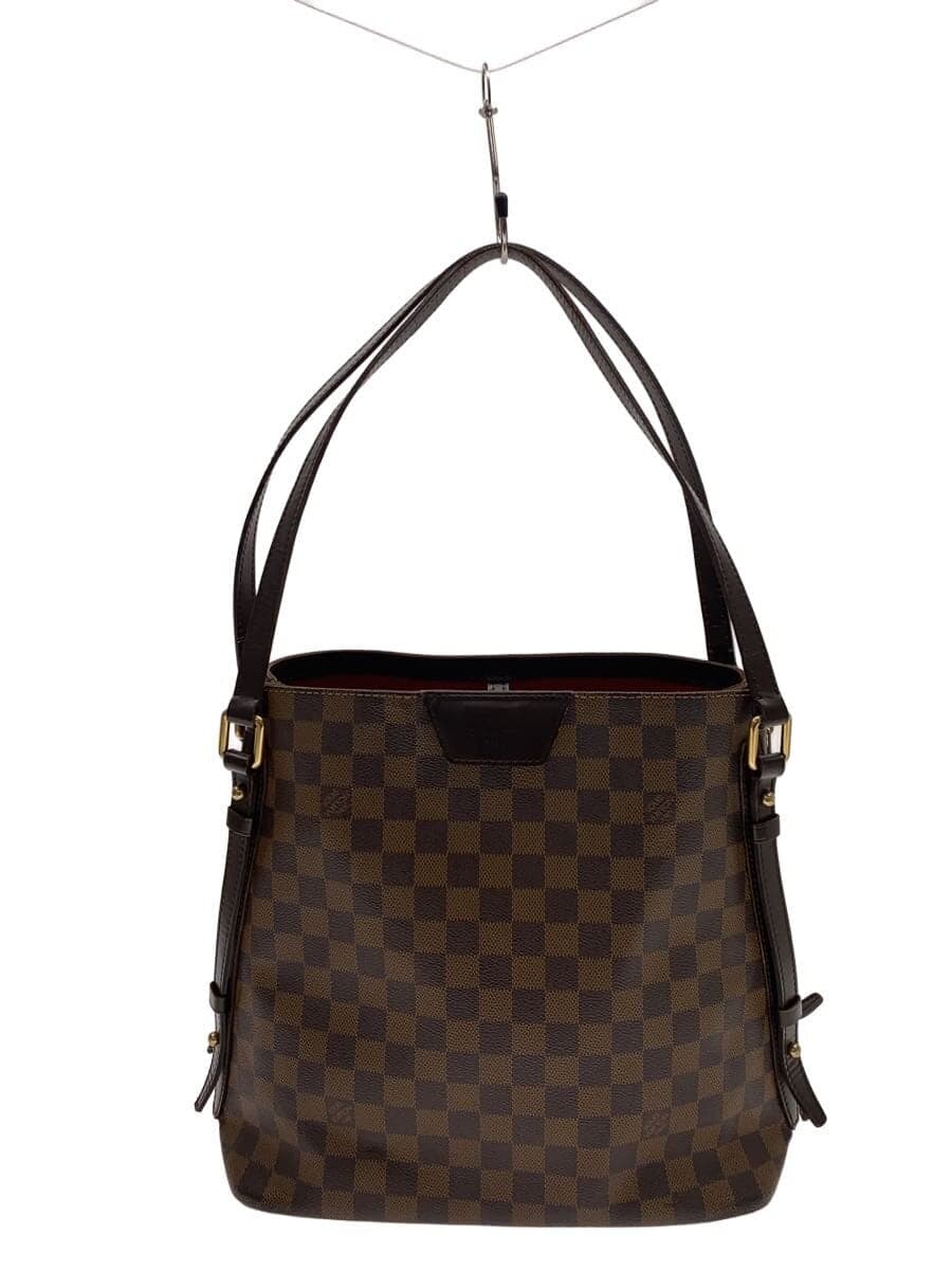LOUIS VUITTON Cabas Rivington Damier Ebene PVC BRW N41108