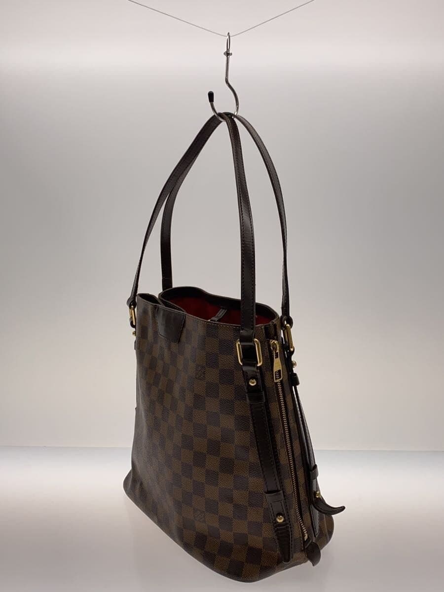LOUIS VUITTON Cabas Rivington Damier Ebene PVC BRW N41108 2