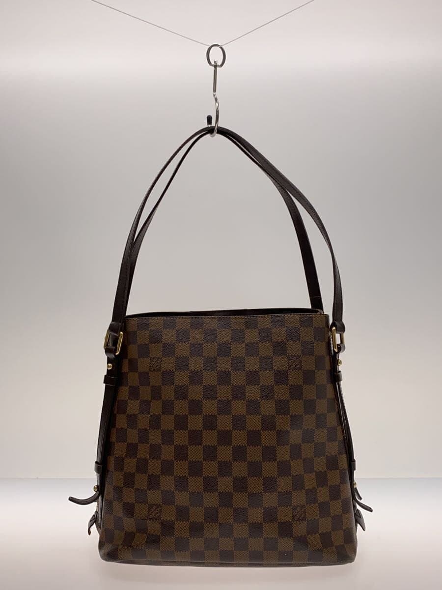 LOUIS VUITTON Cabas Rivington Damier Ebene PVC BRW N41108 3