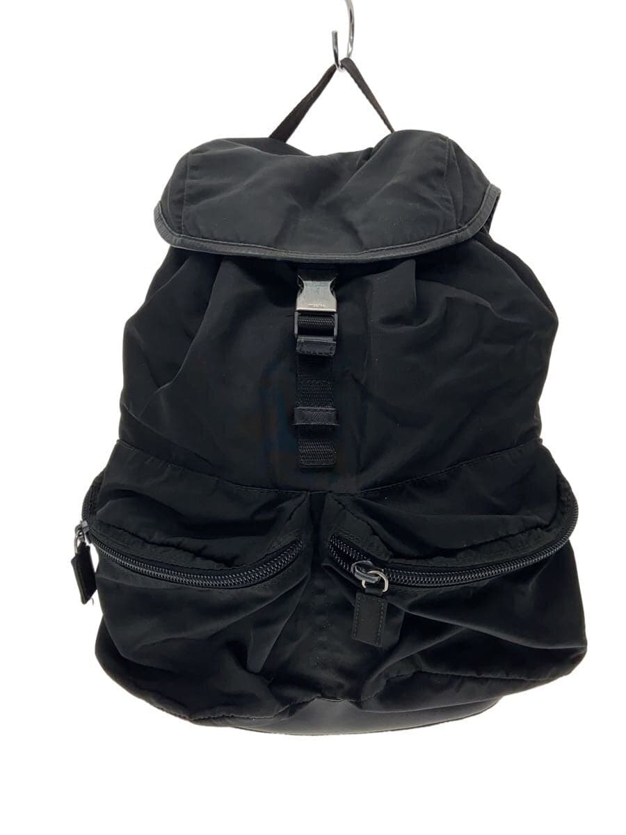 PRADA Backpack Nylon Black