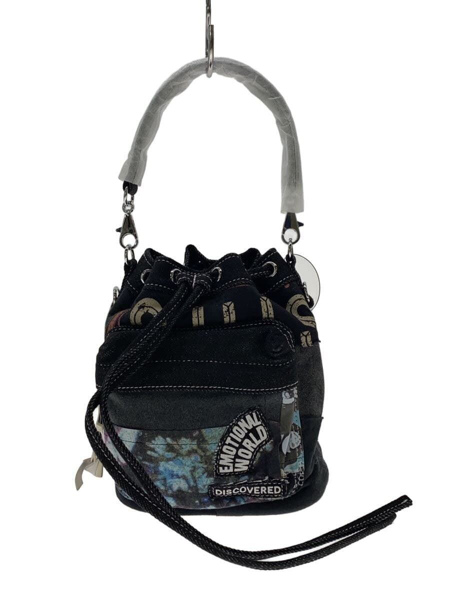 EMOTIONAL WORLD × discovered pouch -- BLK all-over pattern