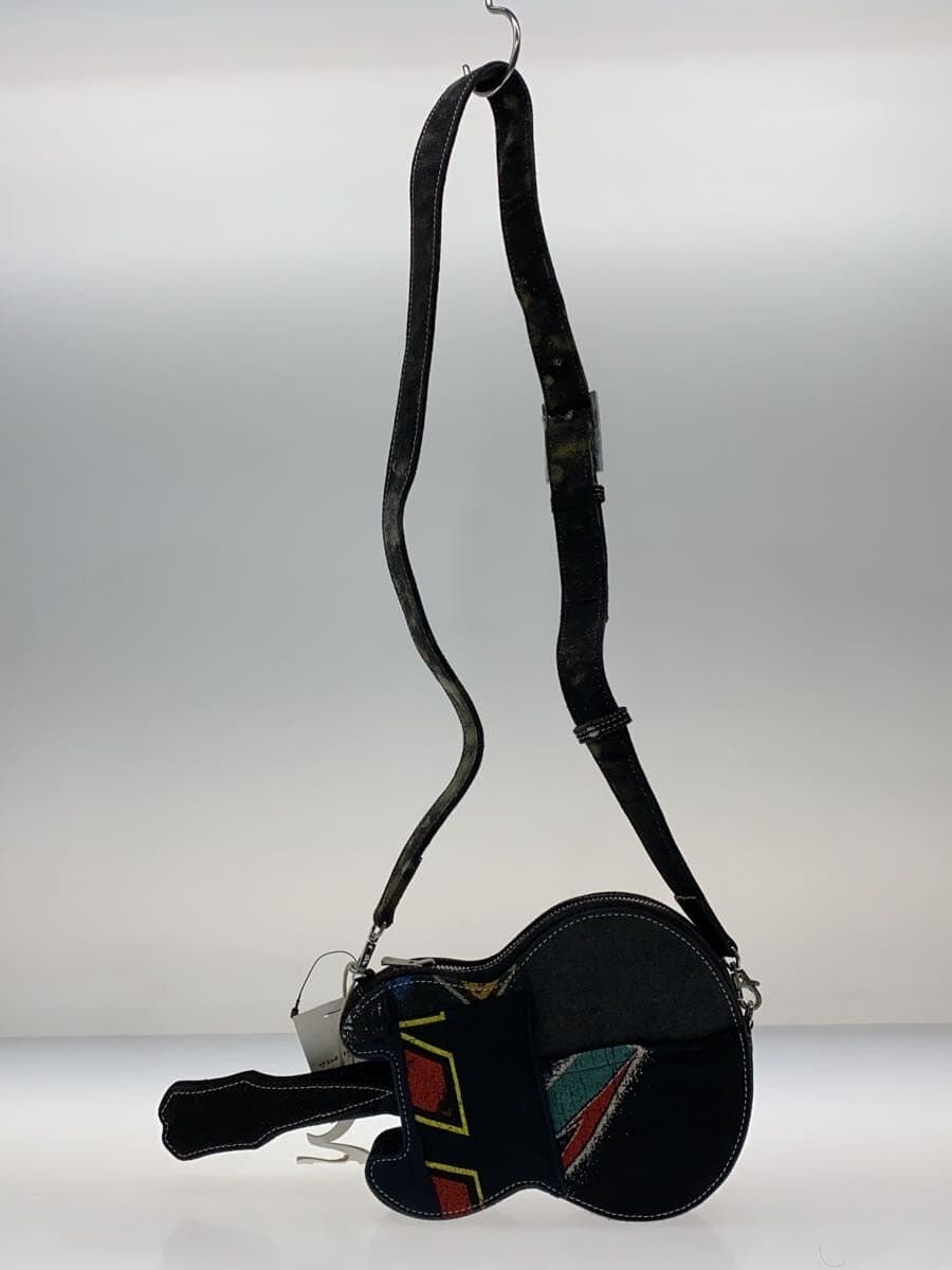 EMOTIONAL WORLD Shoulder Bag -- BLK All-over pattern 3