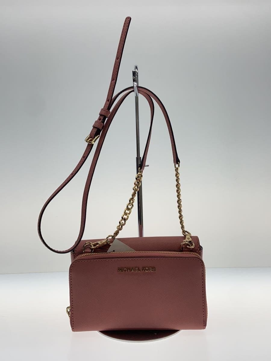 MICHAEL KORS Shoulder Bag Leather PNK 3