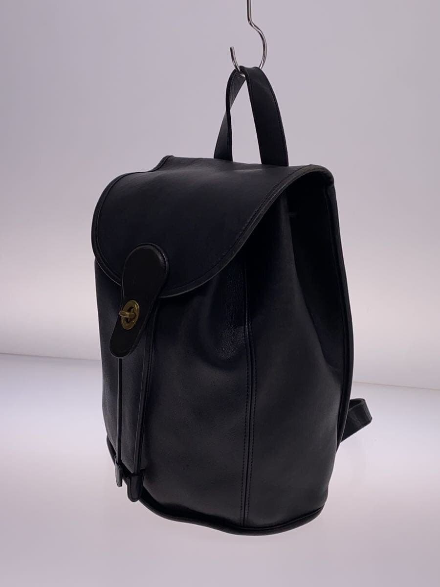 COACH Backpack Leather Black E4C-9943 2