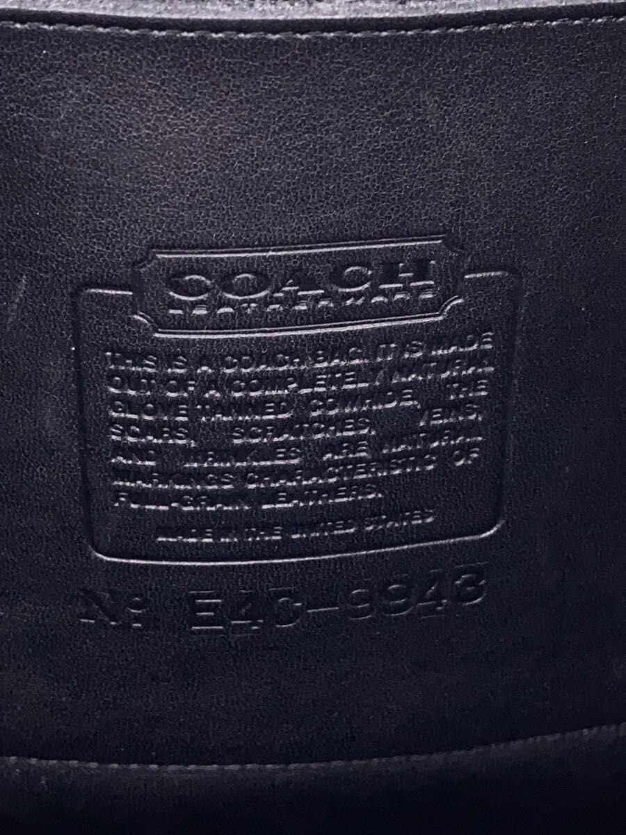 COACH Backpack Leather Black E4C-9943 5
