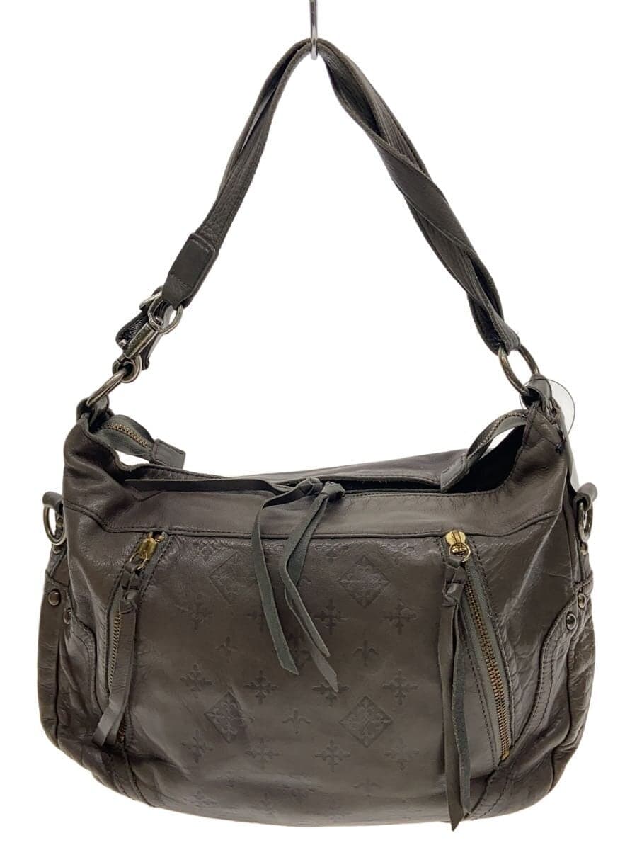 Russet Shoulder Bag Leather KHK