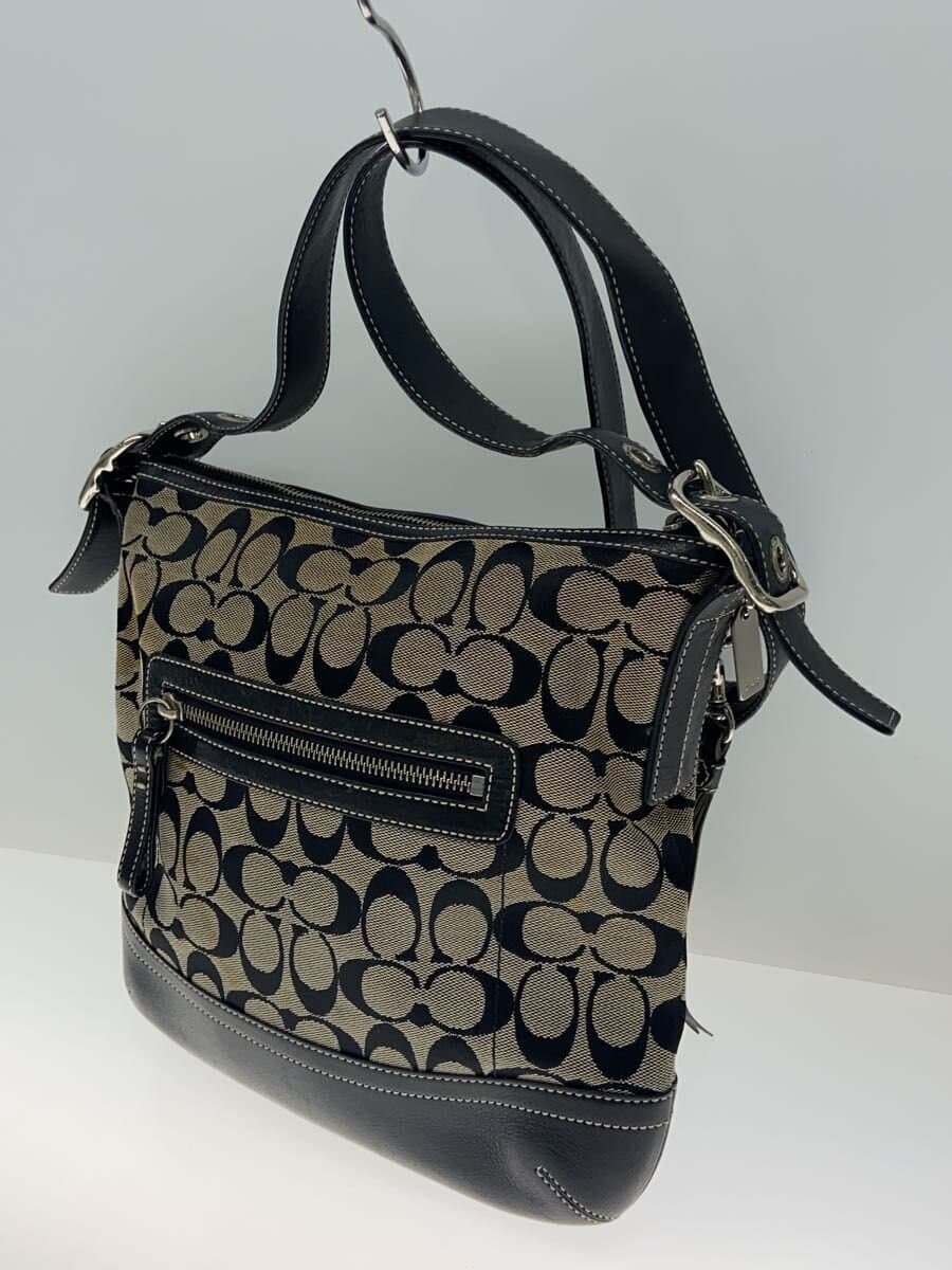 COACH Bag Canvas BRW All-over Print 2