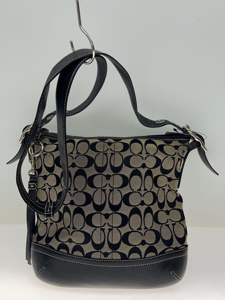 COACH Bag Canvas BRW All-over Print 3