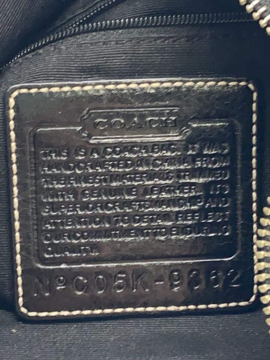 COACH Bag Canvas BRW All-over Print 5