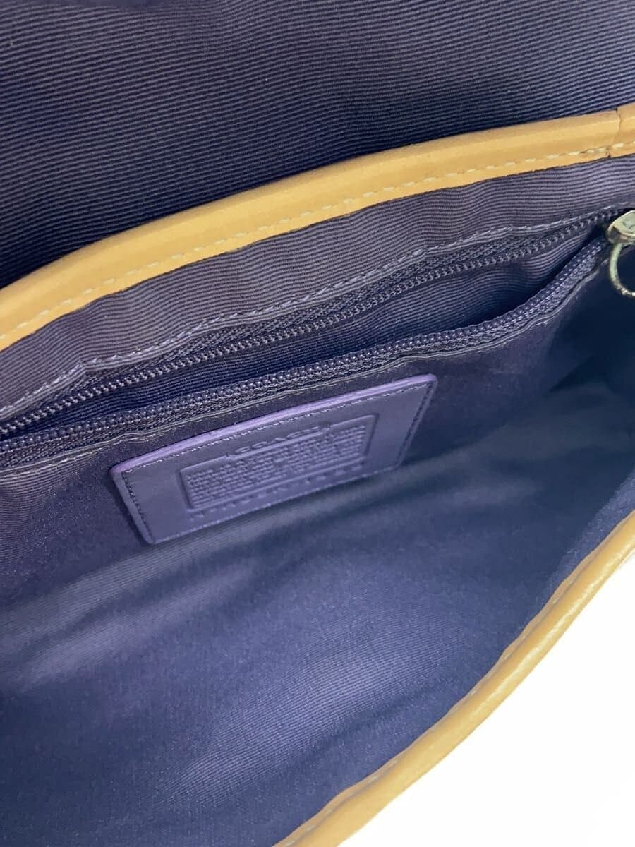 COACH Bag Canvas BEG All-over Print 6