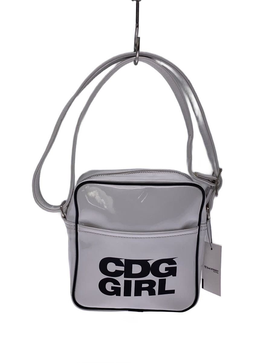 COMME des GARCONS GIRL Shoulder Bag Enamel WHT NZ-K 206